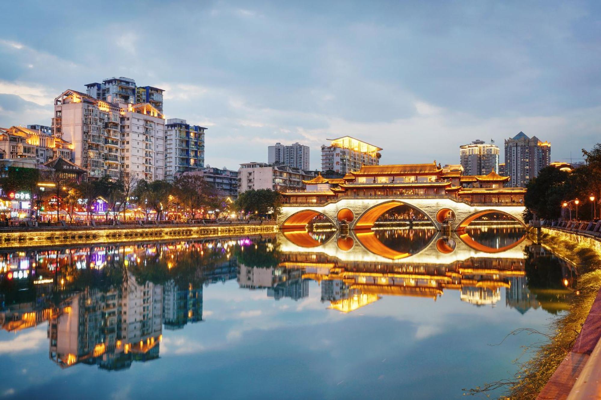 Crowne Plaza Chengdu West By Ihg Hotell Exteriör bild